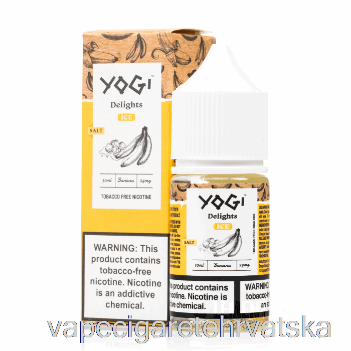 Vape Hrvatska Banana Ice Salts - Yogi Delights - 30ml 24mg